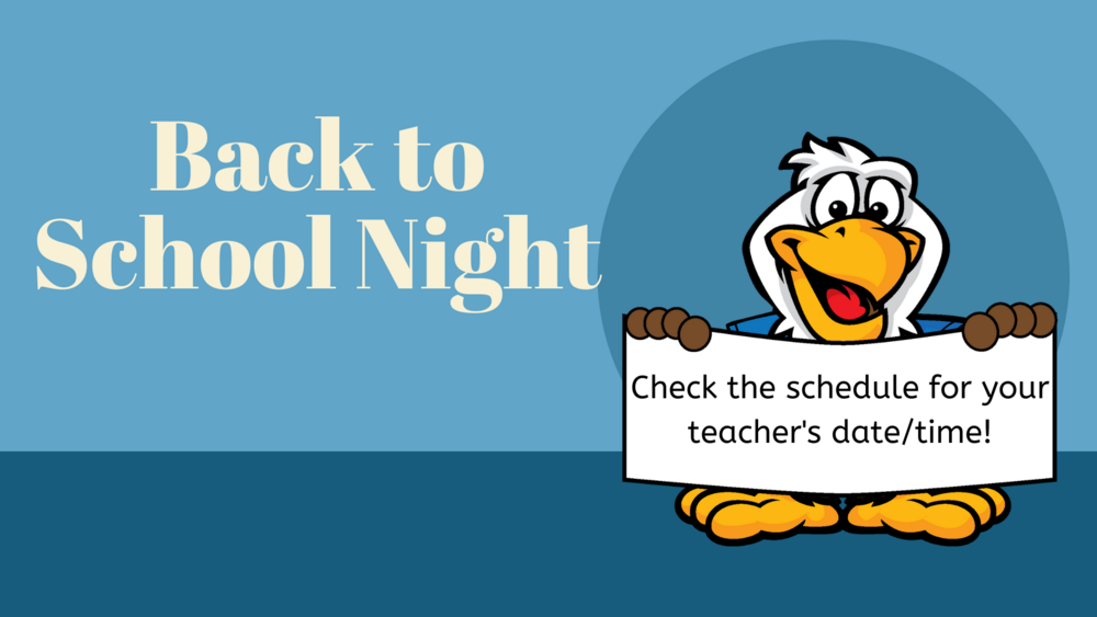 Back to School Night Announcement