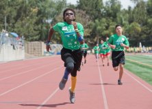 Student Running in Irvine Junior Games