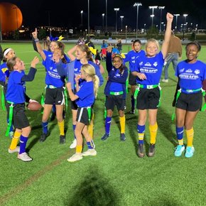 Stone Creek Girls Winter Bowl Team Celebrating Win