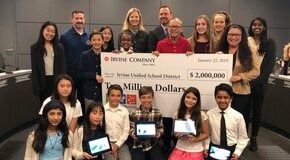 Irvine Company Issues Check to IUSD