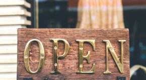 open sign