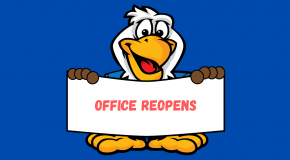 Eagle holding office reopens sign