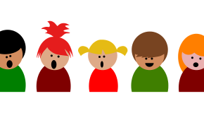 childern singing