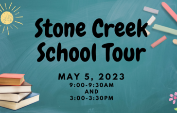 School Tour Sign