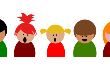 childern singing
