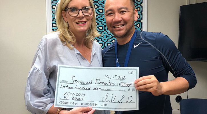 Principal with check